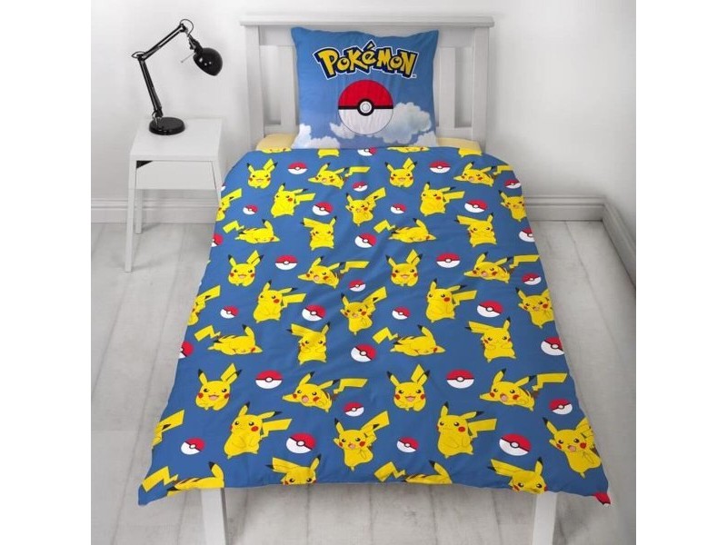 Комплект покривка за завивка Pokémon 25 x 4 x 30 cm Многоцветен 140 легло 2 Части