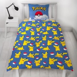 Комплект покривка за завивка Pokémon 25 x 4 x 30 cm Многоцветен 140 легло 2 Части