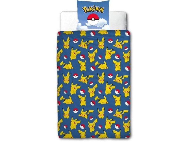 Комплект покривка за завивка Pokémon 25 x 4 x 30 cm Многоцветен 140 легло 2 Части