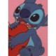 Одеяло Stitch 25 x 7 x 13 cm Син Розов Животни