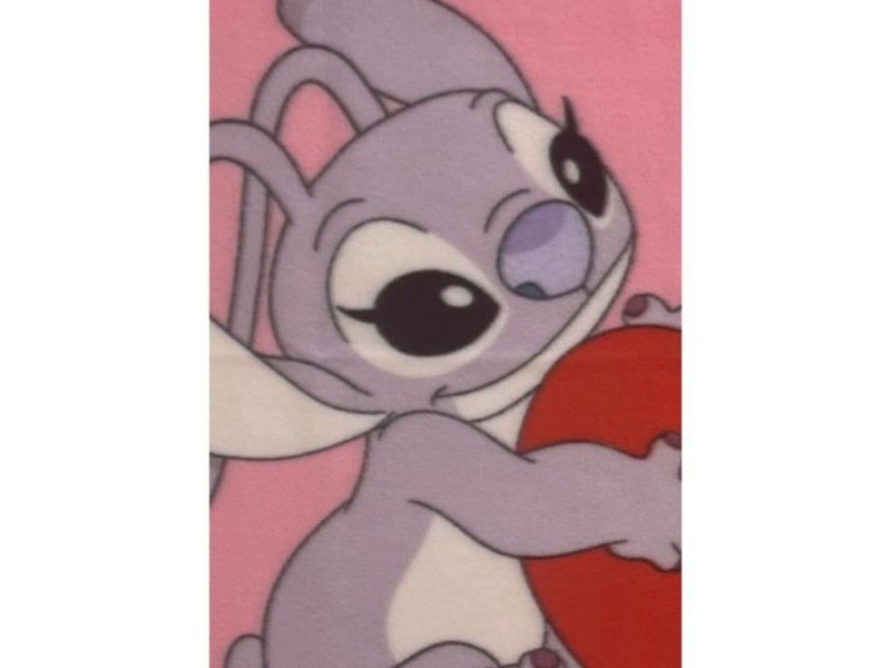 Одеяло Stitch 25 x 7 x 13 cm Син Розов Животни