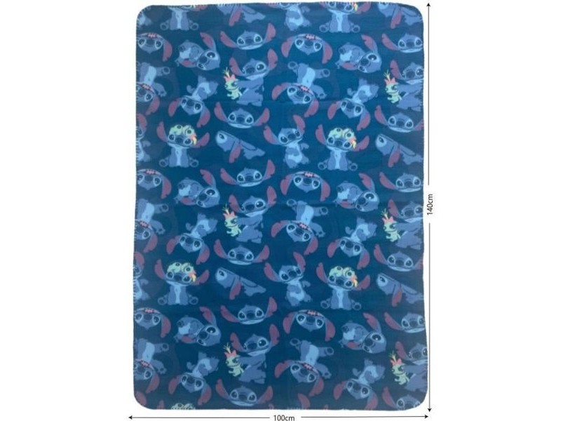 Одеяло Stitch 25 x 7 x 13 cm Син Животни