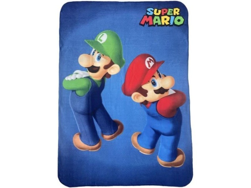 Одеяло Mario Bros 25 x 7 x 13 cm Многоцветен Животни