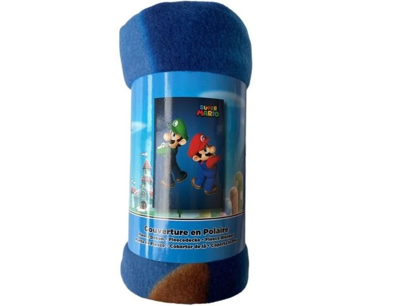 Одеяло Mario Bros 25 x 7 x 13 cm Многоцветен Животни