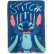 Одеяло Stitch 25 x 11 x 13 cm Син Животни