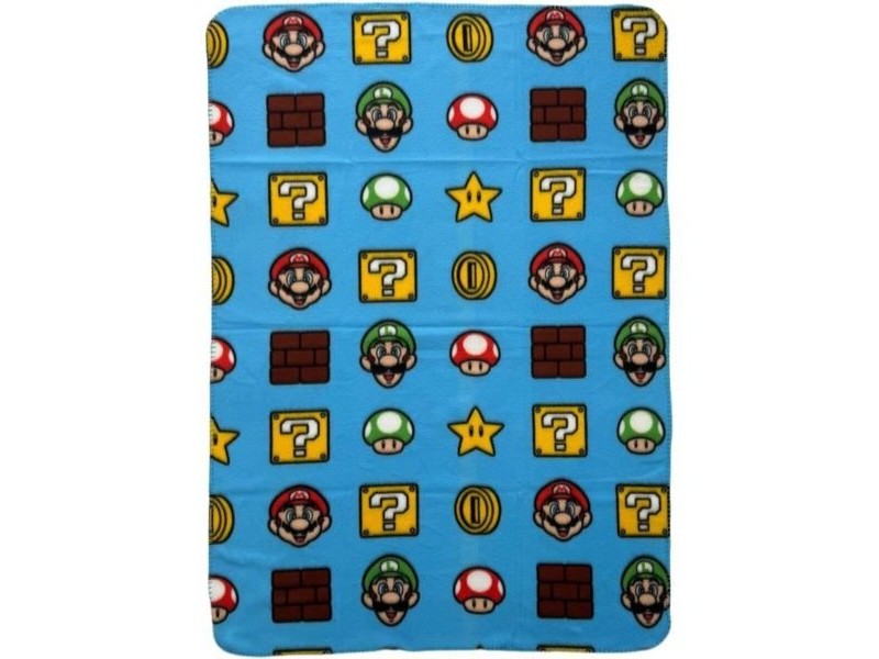 Одеяло Mario Bros Многоцветен Шотландски картини