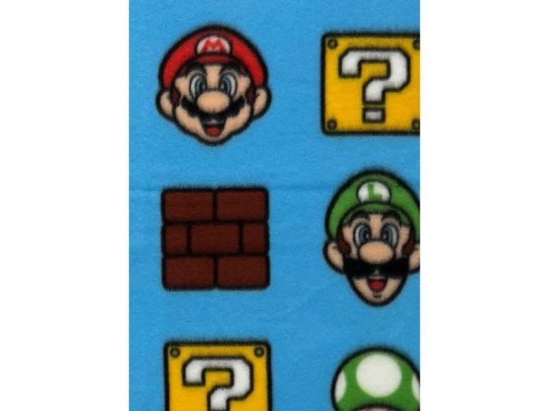 Одеяло Mario Bros Многоцветен Шотландски картини
