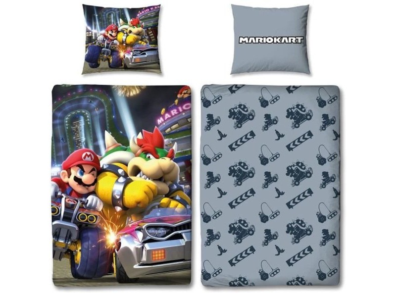 Комплект покривка за завивка Mario Bros 25 x 5 x 30 cm Многоцветен 140 легло 2 Части