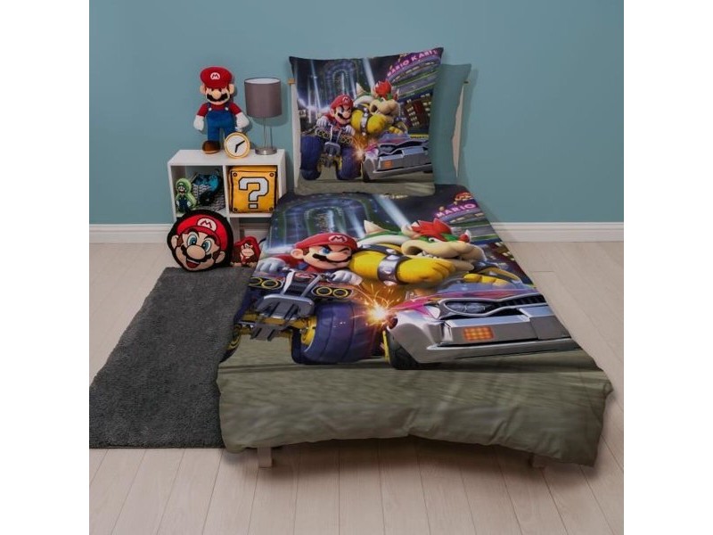 Комплект покривка за завивка Mario Bros 25 x 5 x 30 cm Многоцветен 140 легло 2 Части