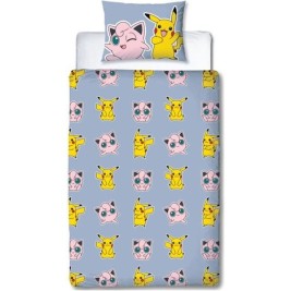 Комплект покривка за завивка Pokémon 25 x 4 x 30 cm Многоцветен 140 легло 2 Части