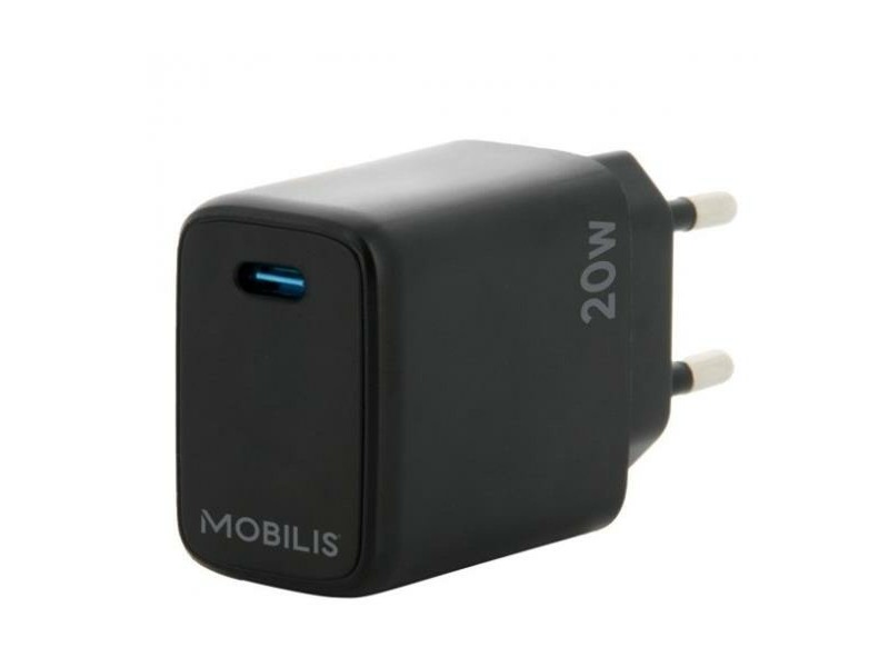 Зарядно за стена Mobilis 001361 Черен 20 W