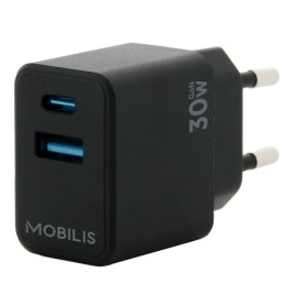Преносимо зарядно устройство Mobilis 001362 Черен 30 W