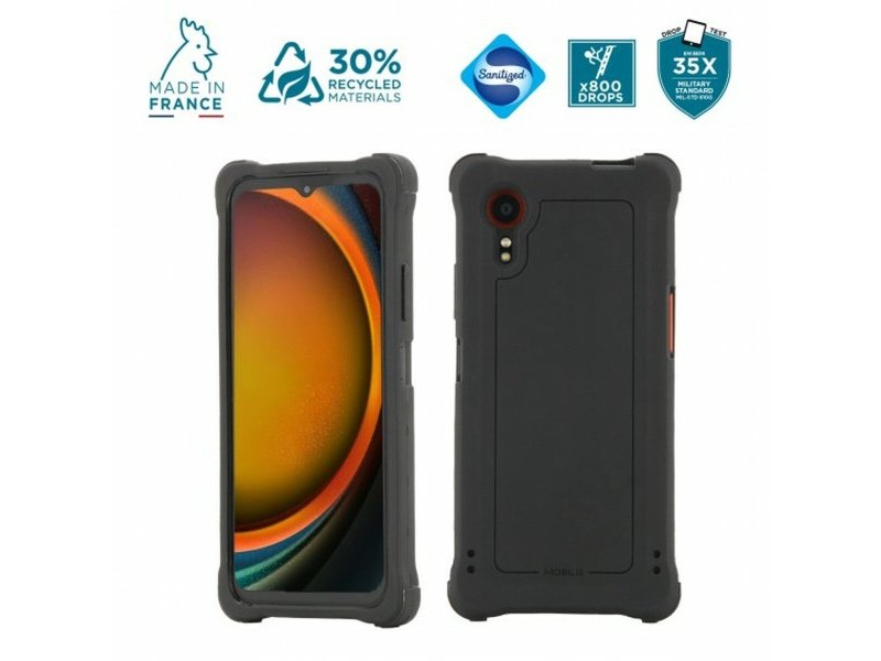 Калъф за мобилен телефон Mobilis 054016 Черен Сив