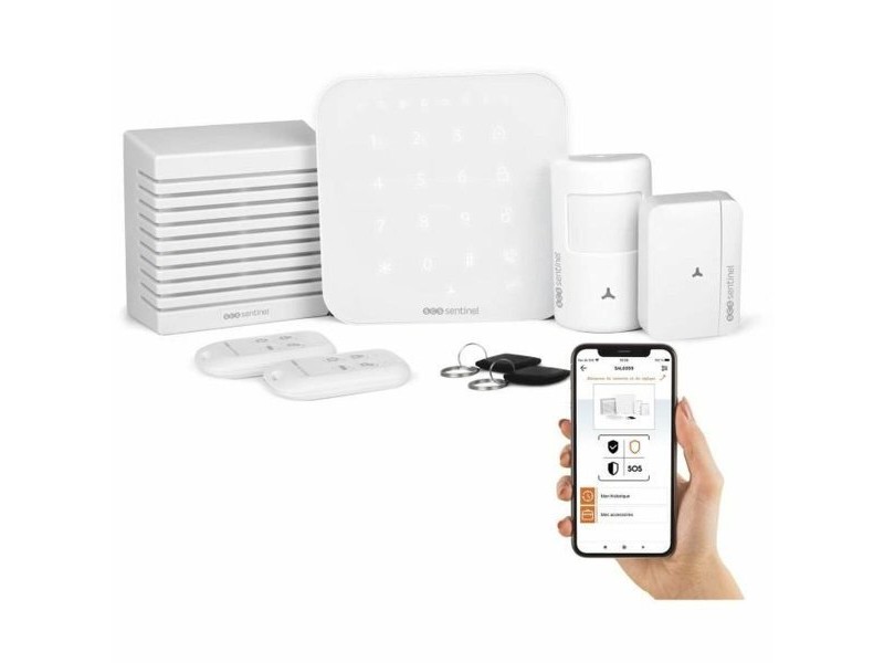 Алармена система SCS SENTINEL KitAlarm Wi-Fi 4G 8 Части Алармена система SCS SENTINEL KitAlarm Wi-Fi 4G 8 Части