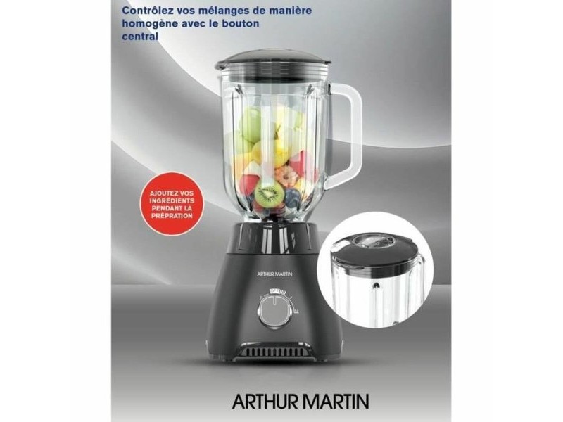 Блендер с чаша Arthur Martin AMPB40 Прозрачен 400 W 1,5 L