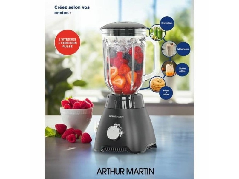 Блендер с чаша Arthur Martin AMPB40 Прозрачен 400 W 1,5 L