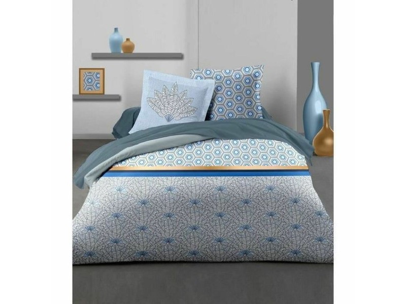 Комплект покривка за завивка HOME LINGE PASSION Двойно легло 220 x 240 cm Син