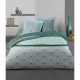 Комплект покривка за завивка HOME LINGE PASSION Бял Зелен Смарагдово Зелено Двойно легло 240 x 260 cm