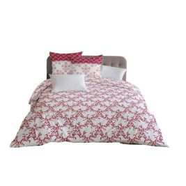 Комплект покривка за завивка HOME LINGE PASSION Бял Бургундия 220 x 240 cm 3 Части