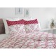 Комплект покривка за завивка HOME LINGE PASSION Бял Бургундия 240 x 260 cm