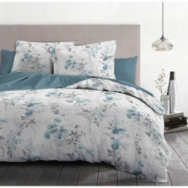 Комплект покривка за завивка HOME LINGE PASSION POMPADOUR Син/бял