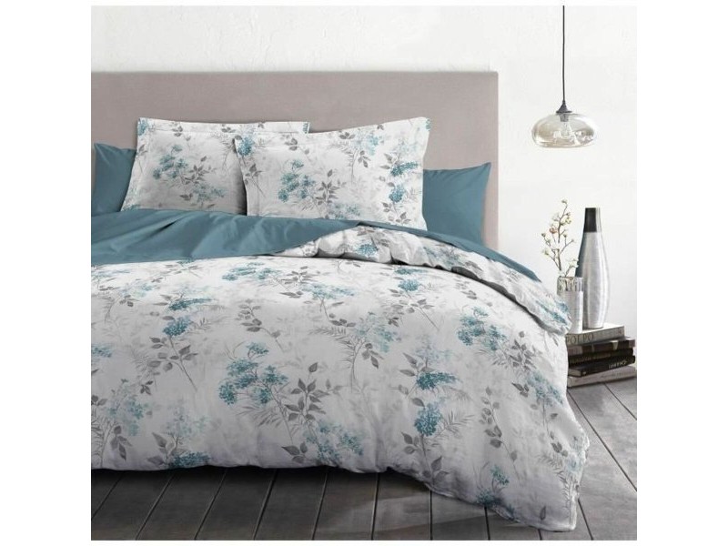 Комплект покривка за завивка HOME LINGE PASSION POMPADOUR Син/бял