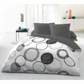 Комплект покривка за завивка HOME LINGE PASSION Audace Сив Светло сив 240 x 260 cm