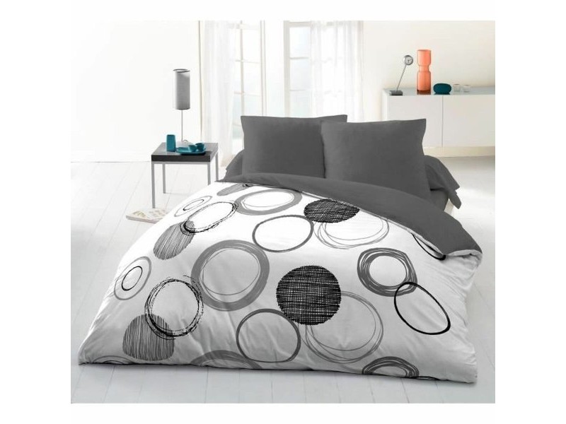 Комплект покривка за завивка HOME LINGE PASSION Audace Сив Светло сив 240 x 260 cm