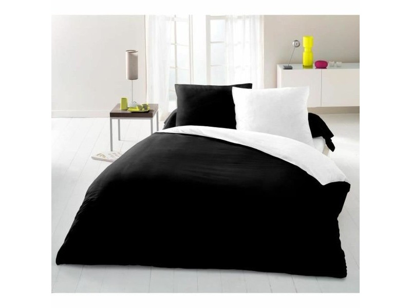 Комплект покривка за завивка Lovely Home Черен Двуцветен 240 x 260 cm