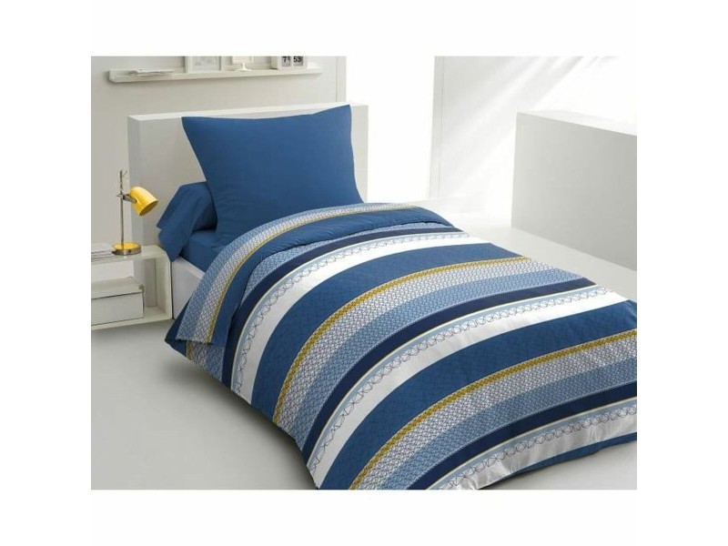 Комплект покривка за завивка HOME LINGE PASSION Син Бял 140 x 200 cm