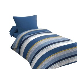 Комплект покривка за завивка HOME LINGE PASSION Син Бял 140 x 200 cm