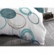 Комплект покривка за завивка HOME LINGE PASSION Зелен 220 x 240 cm Кръгове