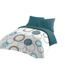 Комплект покривка за завивка HOME LINGE PASSION Зелен 220 x 240 cm Кръгове