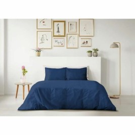 Комплект покривка за завивка Lovely Home Тъмно синьо 240 x 260 cm