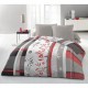 Комплект покривка за завивка HOME LINGE PASSION Син Бял rouge 240 x 260 cm 180/200 легло 3 Части Комплект покривка за завивка HOME LINGE PASSION Син Бял rouge 240 x 260 cm 180/200 легло 3 Части