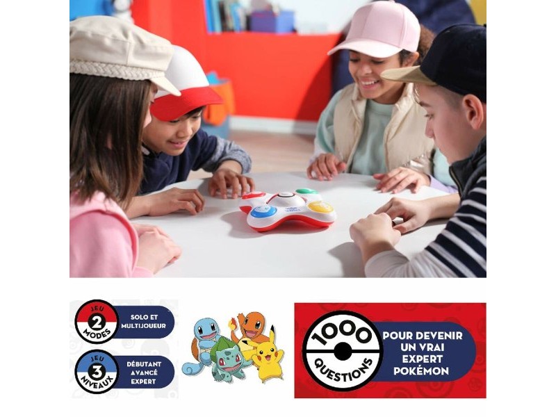 Набор от въпроси и отговори Pokémon Bandai Trainer Quiz Електронно Интерактивен (френски)