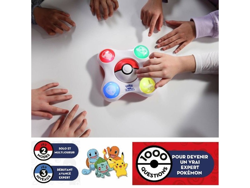 Набор от въпроси и отговори Pokémon Bandai Trainer Quiz Електронно Интерактивен (френски)