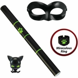 Маскировъчен костюм за деца Miraculous: Tales of Ladybug & Cat Noir Transformation Set - Cat Noir 4 Части Черен Многоцветен