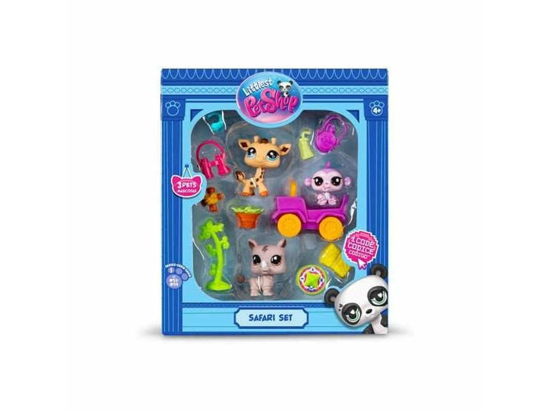Playset Bandai Littlest Pet Shop SAFARI 8 Части