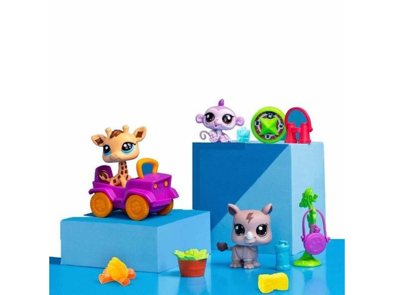 Playset Bandai Littlest Pet Shop SAFARI 8 Части
