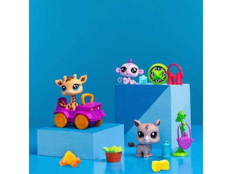 Playset Bandai Littlest Pet Shop SAFARI 8 Части