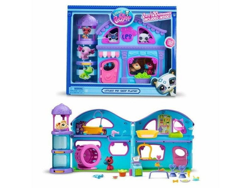 Playset Bandai The Big House Littlest Pet Shop 22 Части