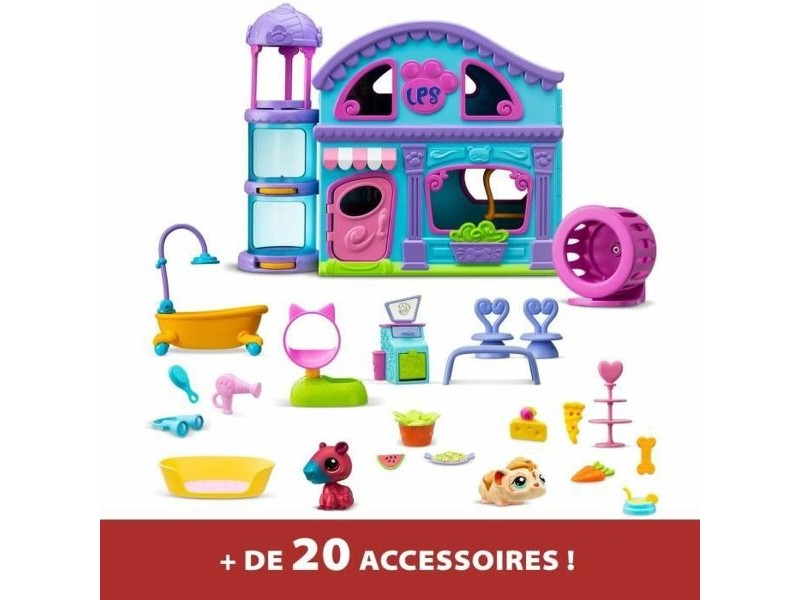 Playset Bandai The Big House Littlest Pet Shop 22 Части