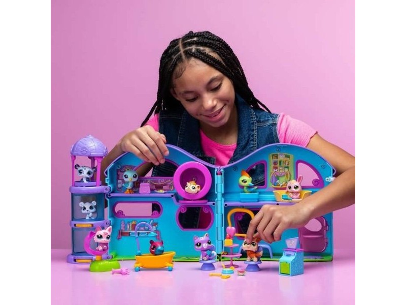 Playset Bandai The Big House Littlest Pet Shop 22 Части
