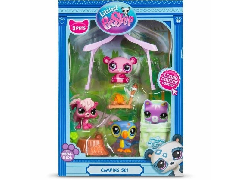 Playset Bandai Littlest Pet Shop Camping