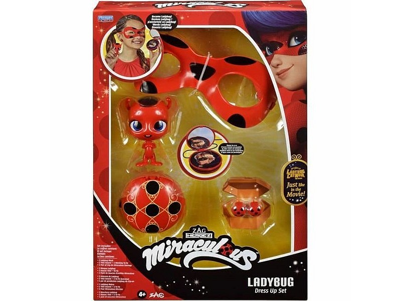 Маскировъчен костюм за деца Bandai Miraculous Ladybug Червен rouge LadyBug