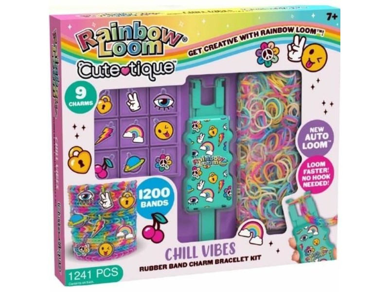 Стъклени мъниста Bandai Rainbow Loom Cute Tique Стъклени мъниста Bandai Rainbow Loom Cute Tique