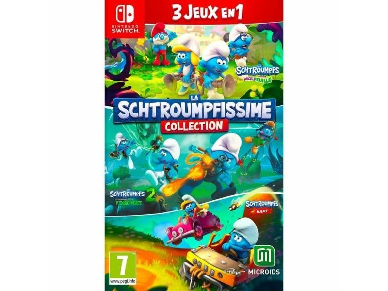 Видео игра за Switch Microids La Schtroumpfissime Collection