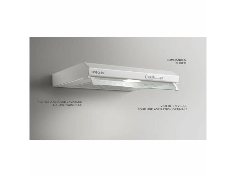 Конвенционален абсорбатор Oceanic OCEAHT205W Бял 205 m3/h