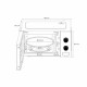микровълновата фурна Oceanic MO20W11  20 L